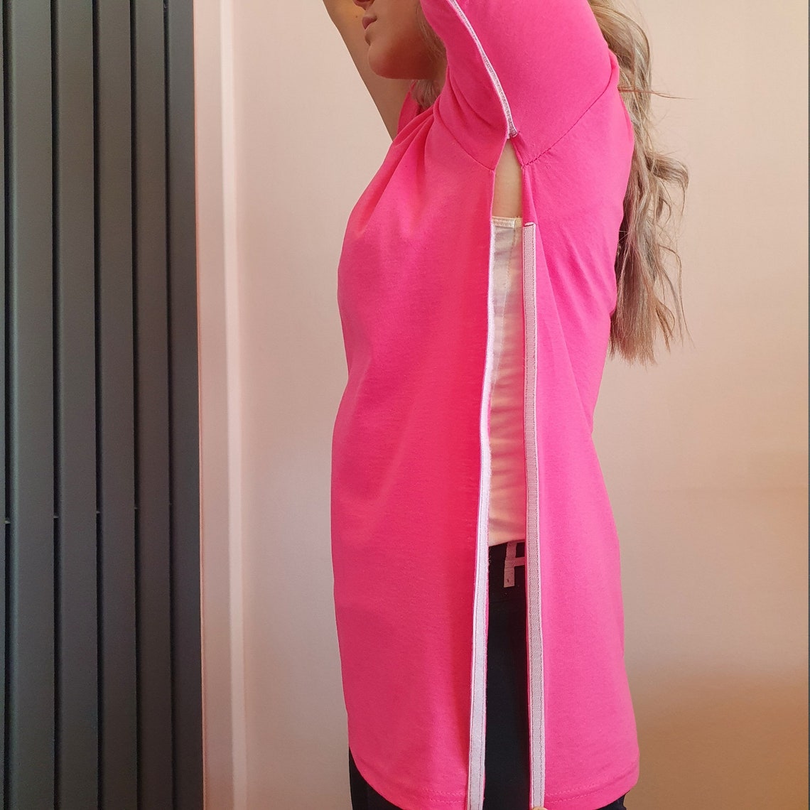 Broken Arm Tshirt, Side Opening Tshirt for Broken Arm, Broken Collar