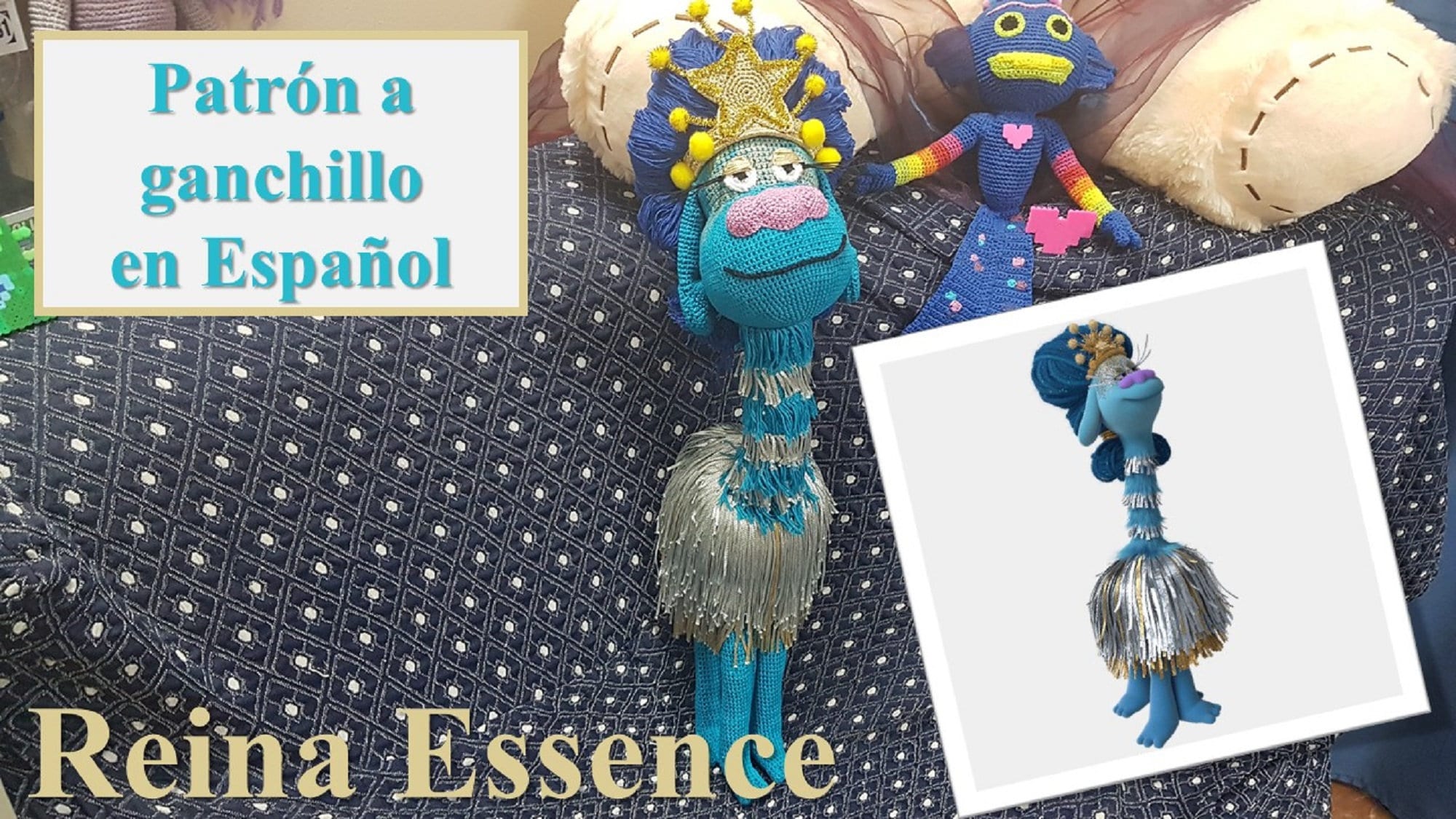 Essence Queen Crochet Pattern in Spanish | Trolls Amigurumi