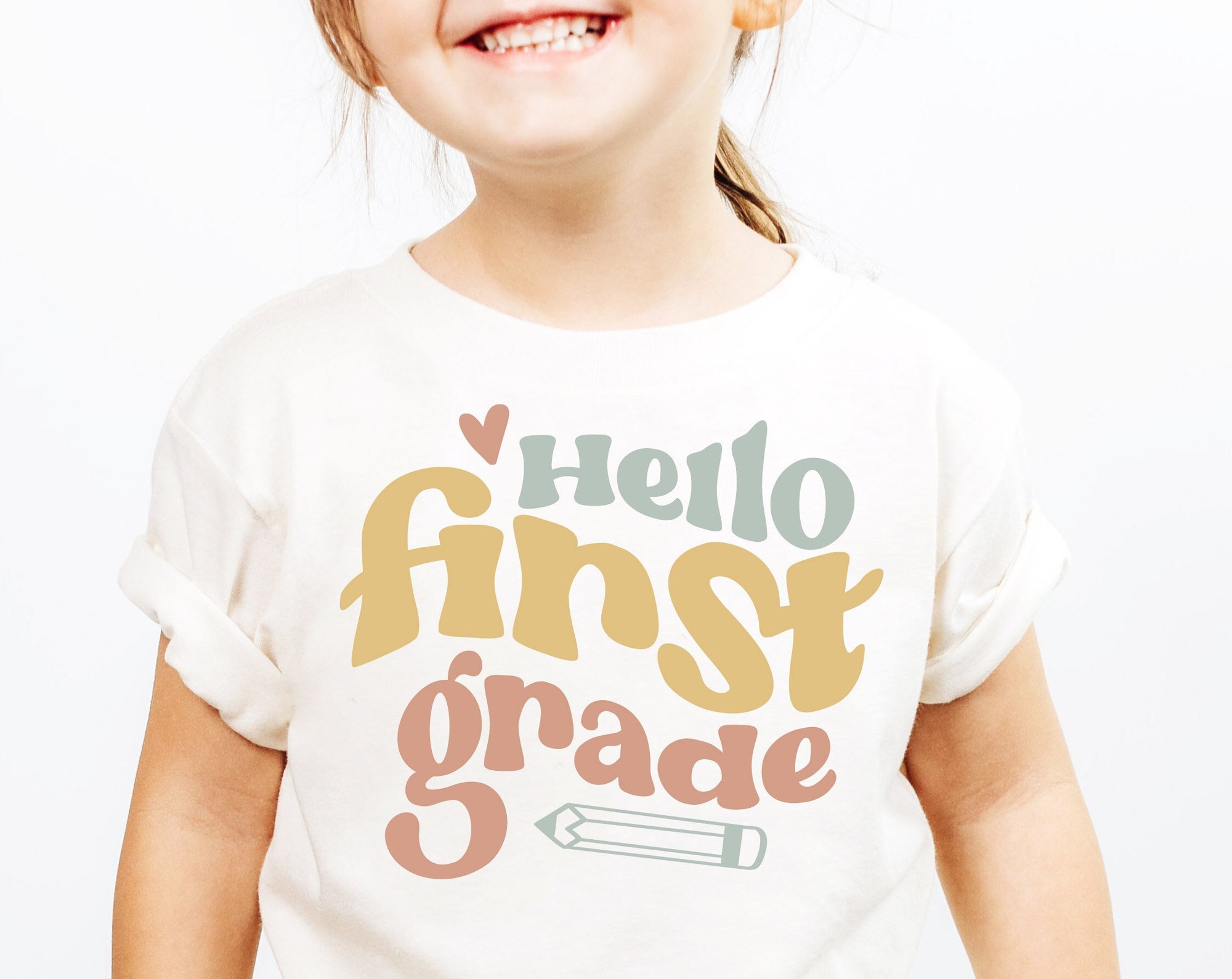 Hello First Grade, Back to School T-Shirt Hello First Grade, Back to School T-Shirt