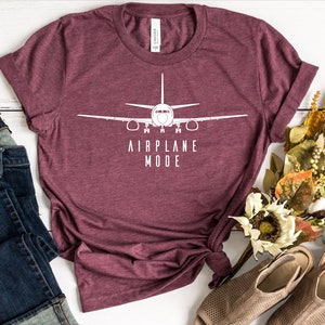 Airplane Mode Shirt Airplane Mode Travel Shirt Gift for - Etsy