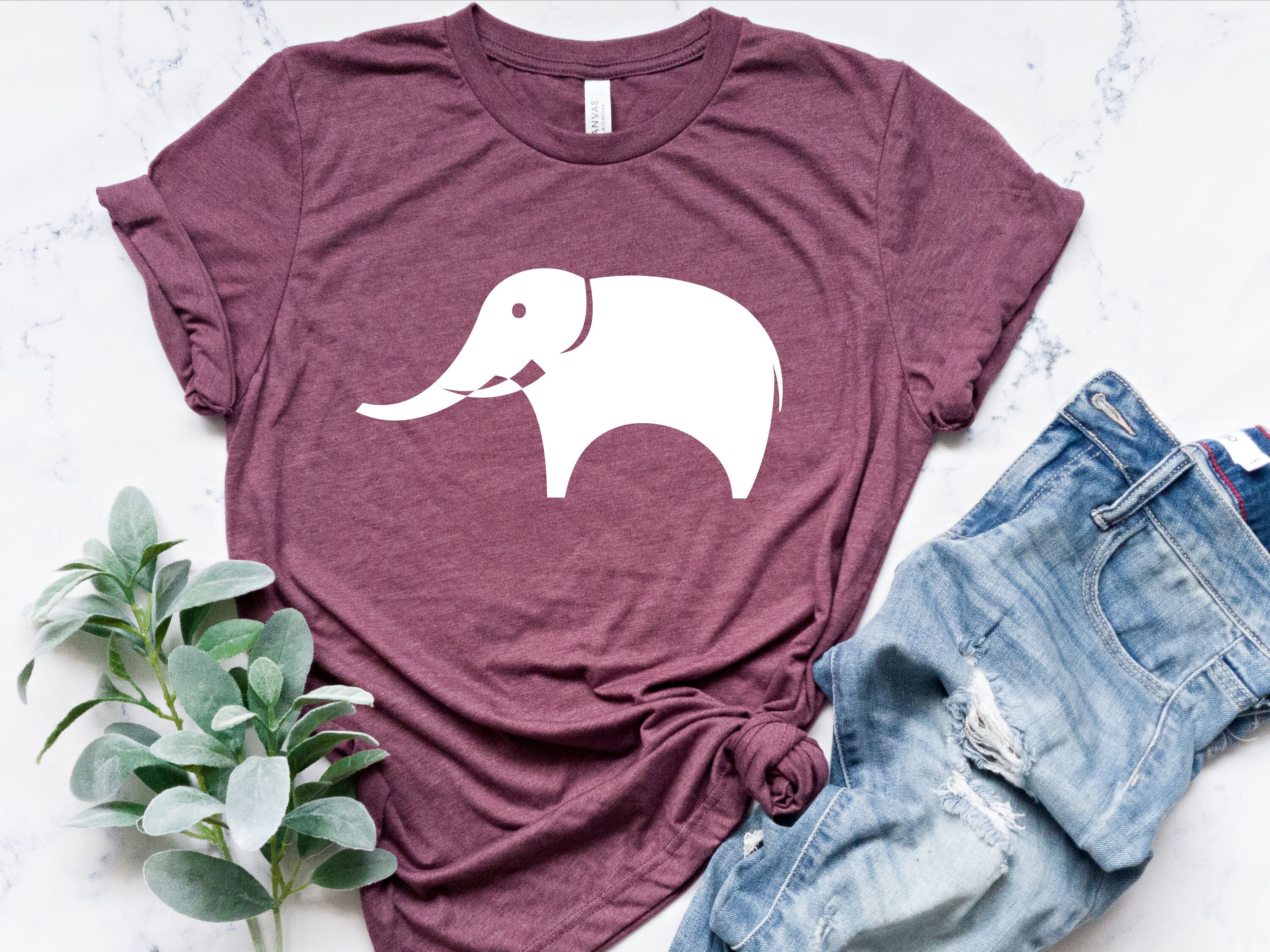 Elephant Shirt Cute Elephant Elephant Gift Elephant Lover | Etsy