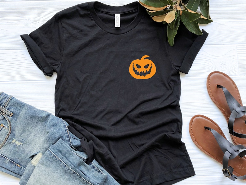 Halloween T-shirt Halloween T Shirt Halloween Shirts Pumpkin Shirt Halloween Party Orange shirt Halloween Shirt