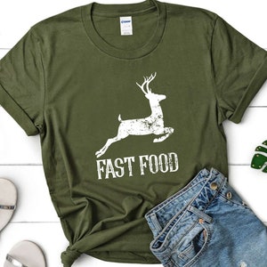 Hunting Shirt, Hunting Sweatshirt, Fast Food Shirt, Funny Hunting Shirts, Animal Shirt, Reindeer Shirt, Deer Hunting Shirt, Hunting Season