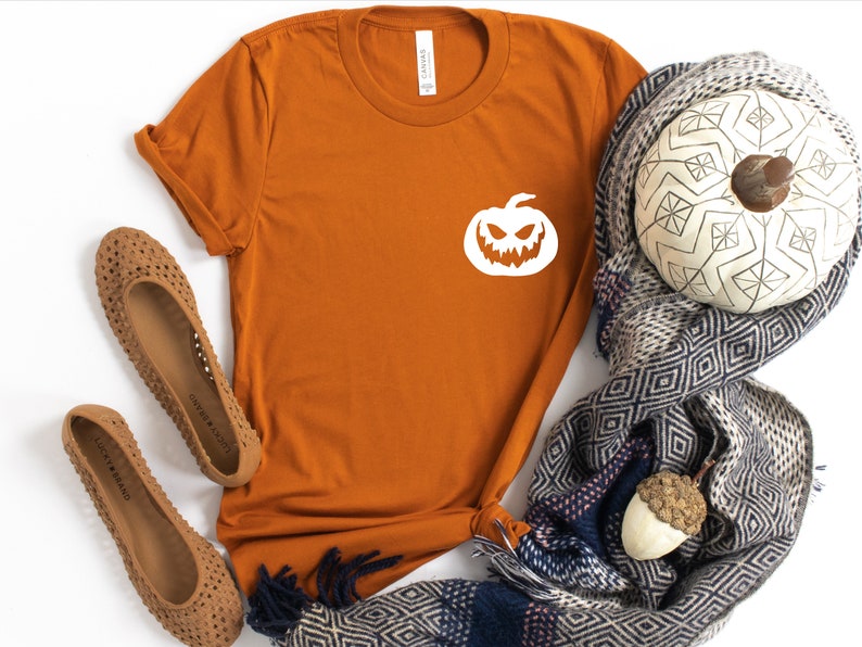 Halloween T-shirt Halloween T Shirt Halloween Shirts Pumpkin Shirt Halloween Party Orange shirt Halloween Shirt