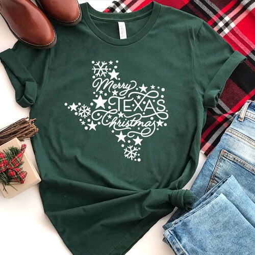 Texas Christmas Card merry Christmas Y'all Etsy