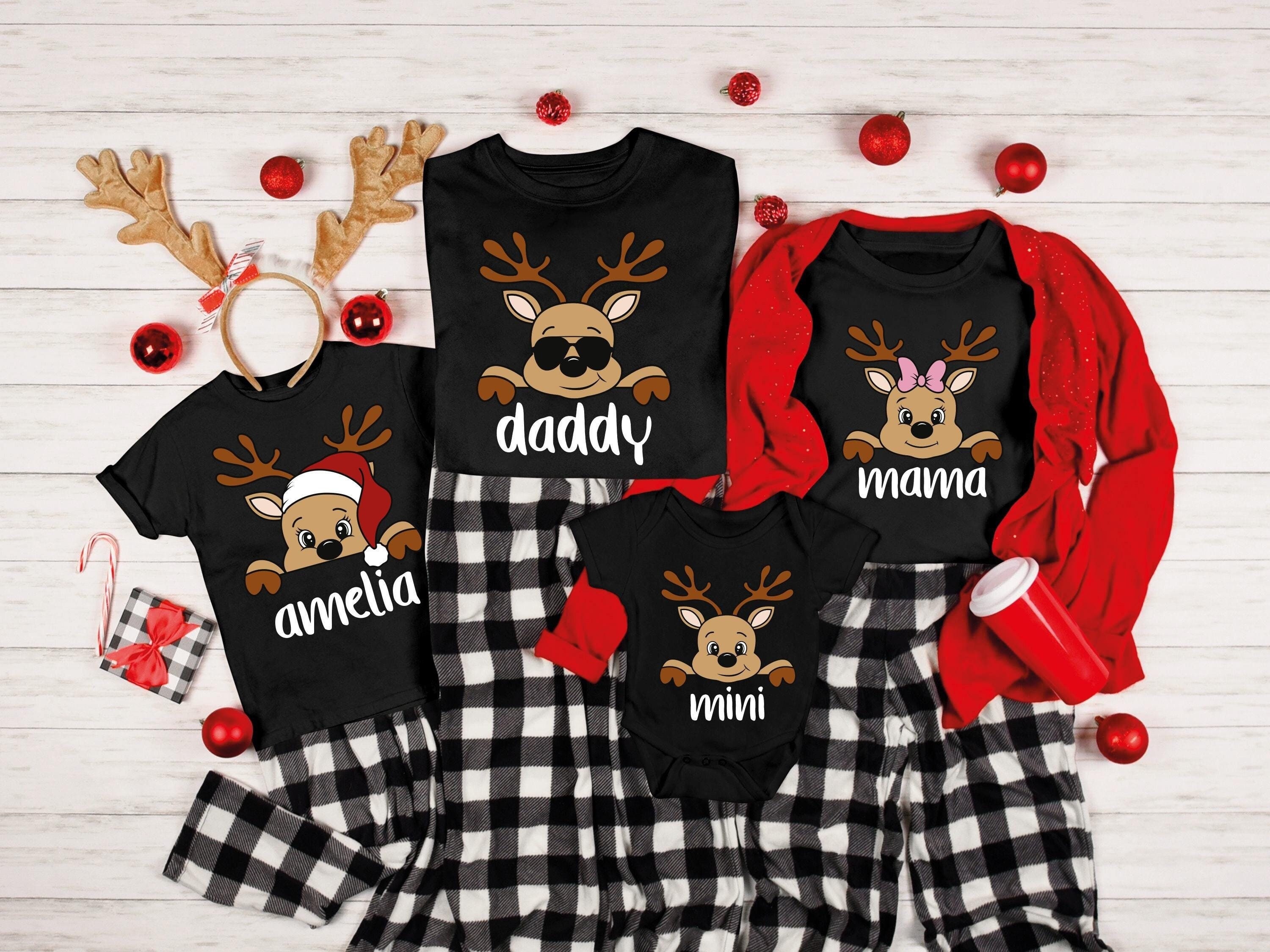 Rudolph the red nosed reindeer family pajamas hotsell