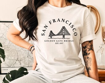 1990s Vintage San Francisco Adidas Graphic T Shirt || L || Unisex 