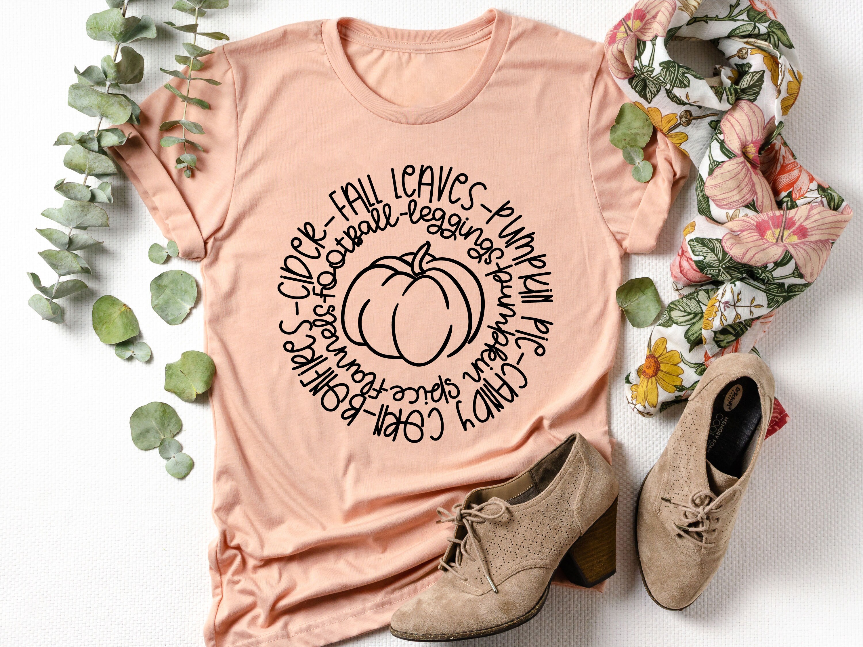 Pumpkin Shirt Hello Fall Tee Thanksgiving tshirt Autumn | Etsy