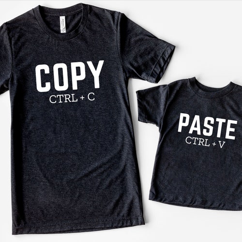Copy & Paste: Cute Father and Son/ Mother and Daughter - Etsy