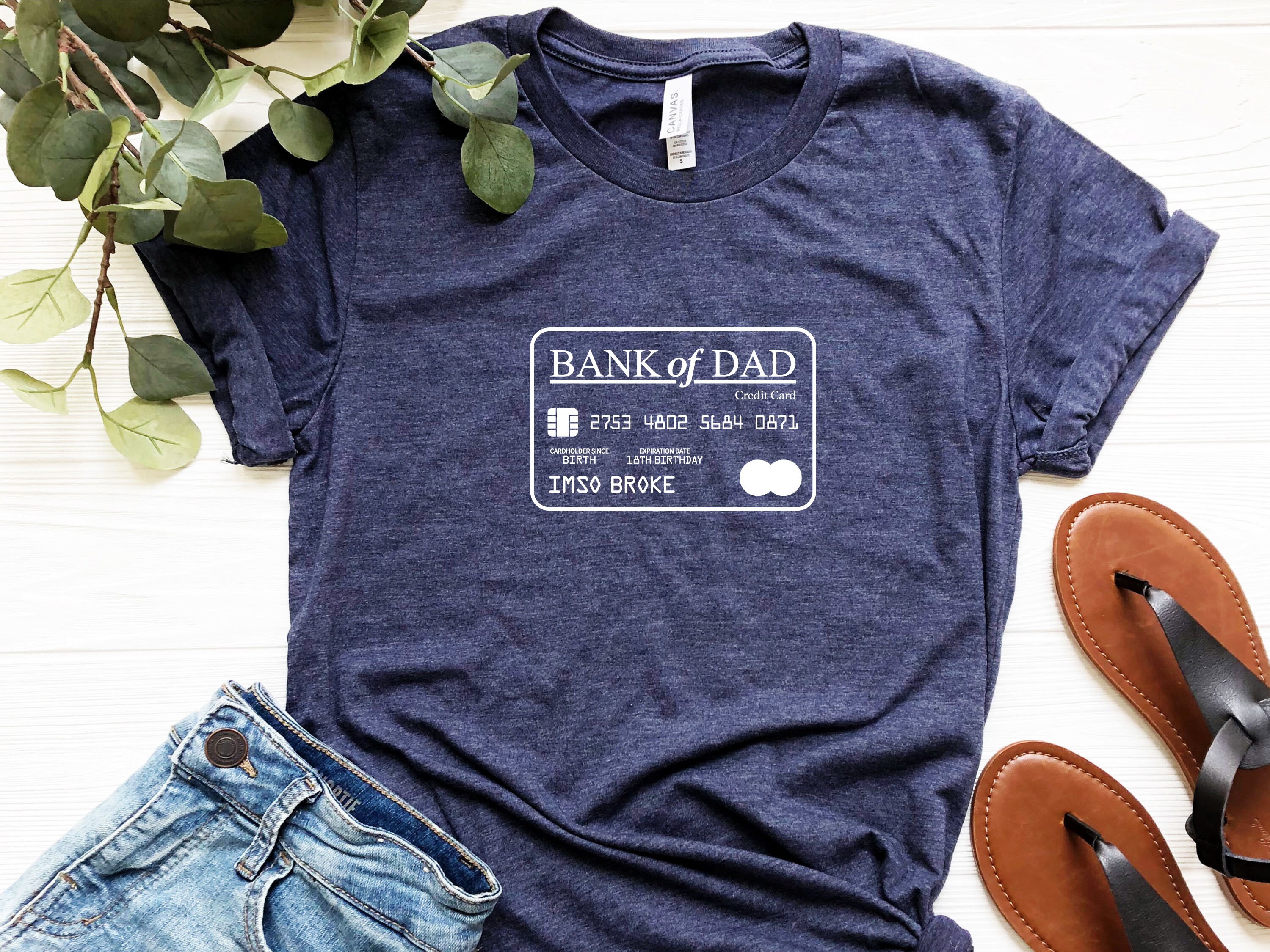 Bank of Dad Shirt Funny Dad Shirt Funny Gift for Dad Gift Etsy