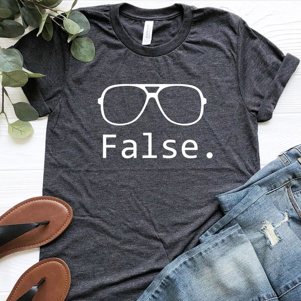 False Shirt, Office Lover Shirt, Dwight Funny Shirt, Dwight False Tshirt, Womens Clothing, Unisex Ladies Tee, Office Gift, Gift for Coworker