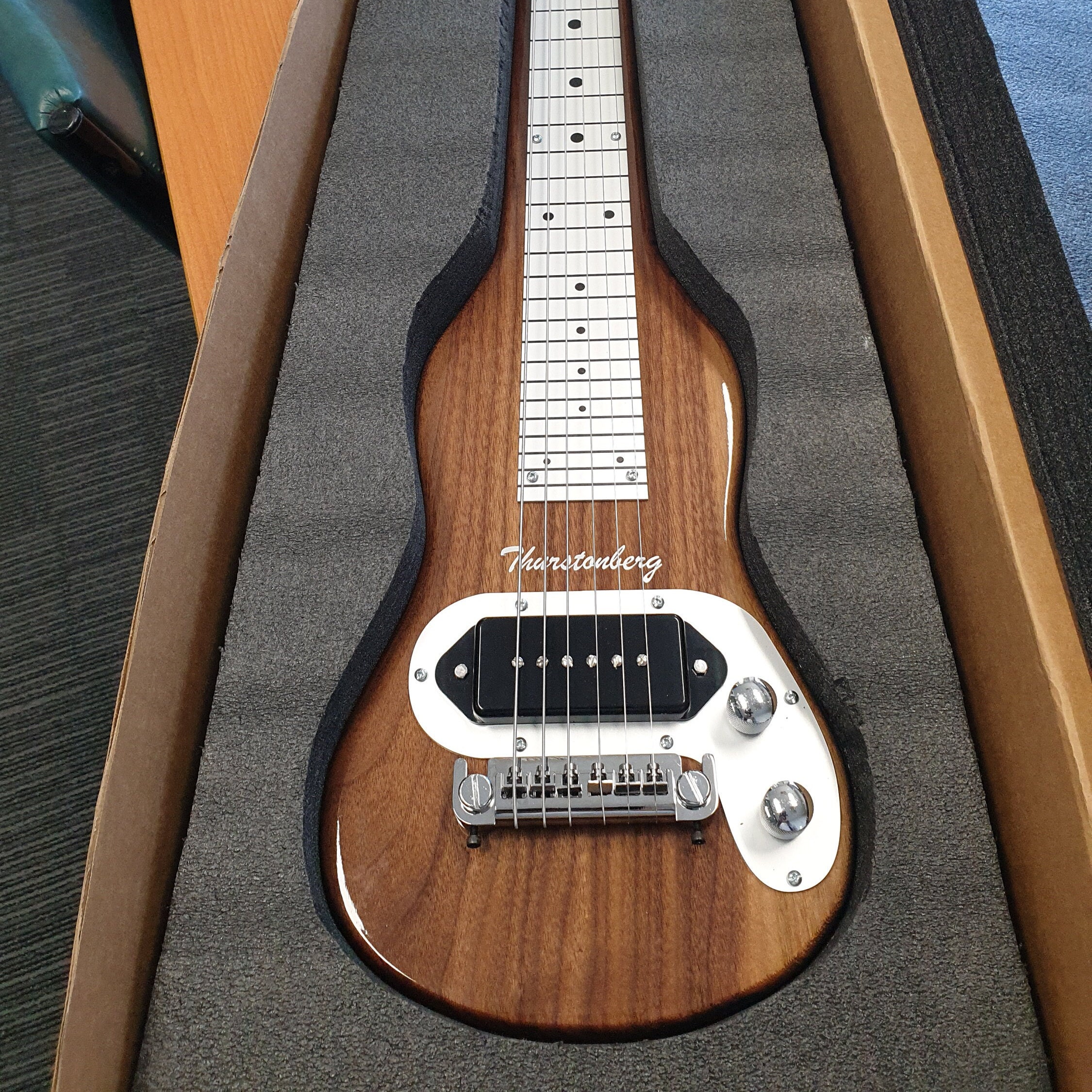 Thurstonberg Lap Steel Guitar Handcrafted in American Walnut