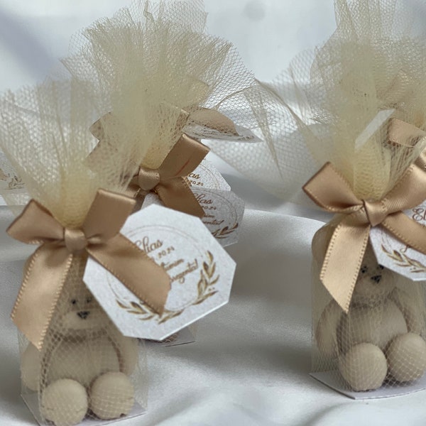 Mini bear |Scented Candle Favours | mini bear candles  | Small bear favors | Baby Showers | Bear Candle |favors