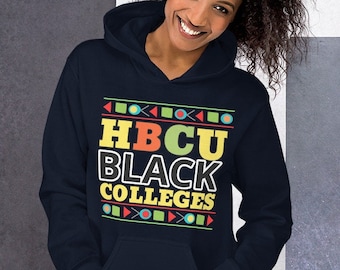 Unisex Hoodie - HBCU cool trendy style black colleges unisex apparel men women positive gear <<All Over Print Version also in store>>