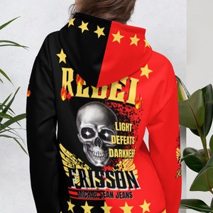 Unisex Hoodie - Rebel Frisson Kingdom Rebellion create your own destiny light defeats darkness unisex cool trendy style classy apparel RF9