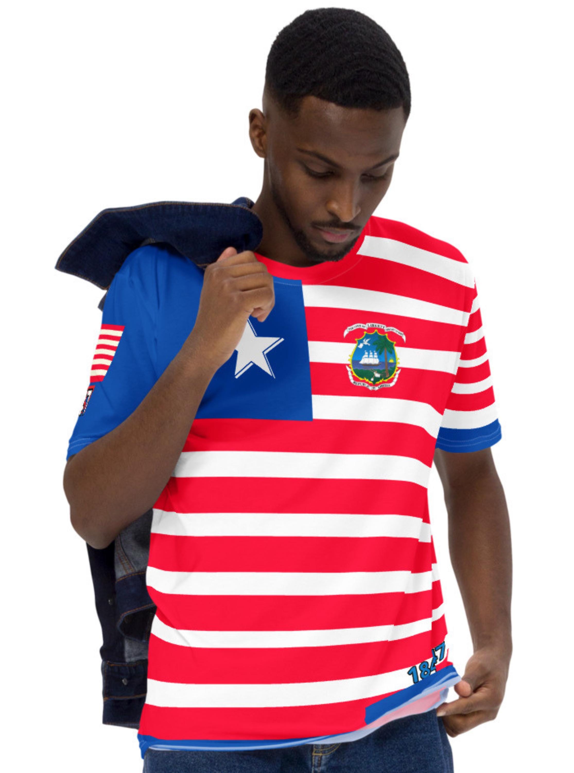 Men's t-shirt - Liberia Sport 1847 cool trendy style festive classic apparel collection