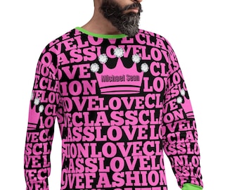 Sweat-shirt unisexe -Rose love Class Fashion cool style tendance collection de luxe festive PLC187