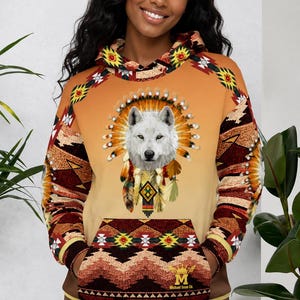 Unisex Hoodie -Warrior's Code Native American Warrior vibes new 2.0 cool trendy style tribal apparel XNZ197