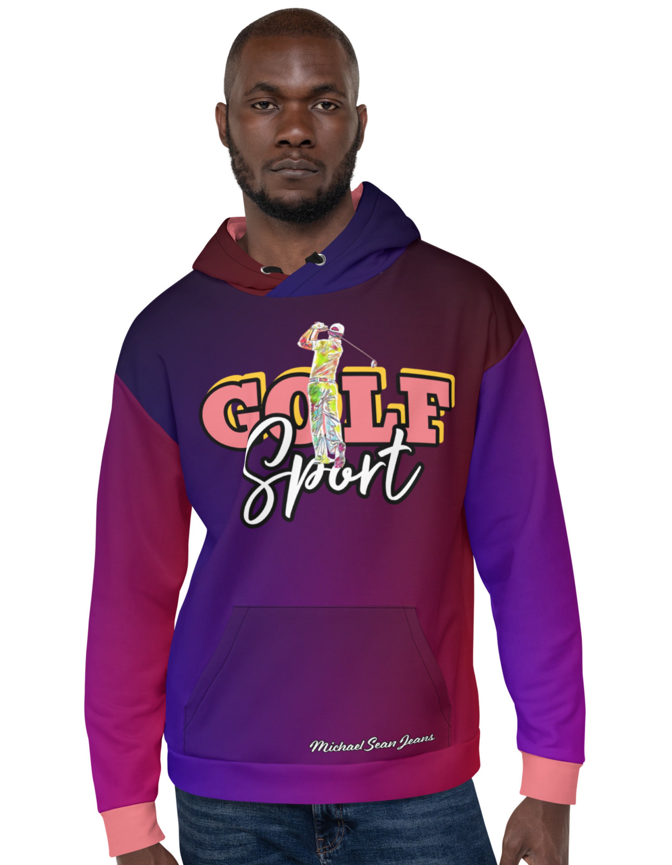 Unisex Hoodie - GOLF Sport Blue Red 3.0 Cool Unisex Trendy