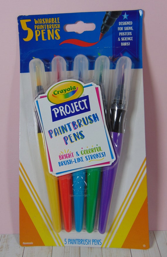 Crayola Washable Paint Brush Pens, 5-Count