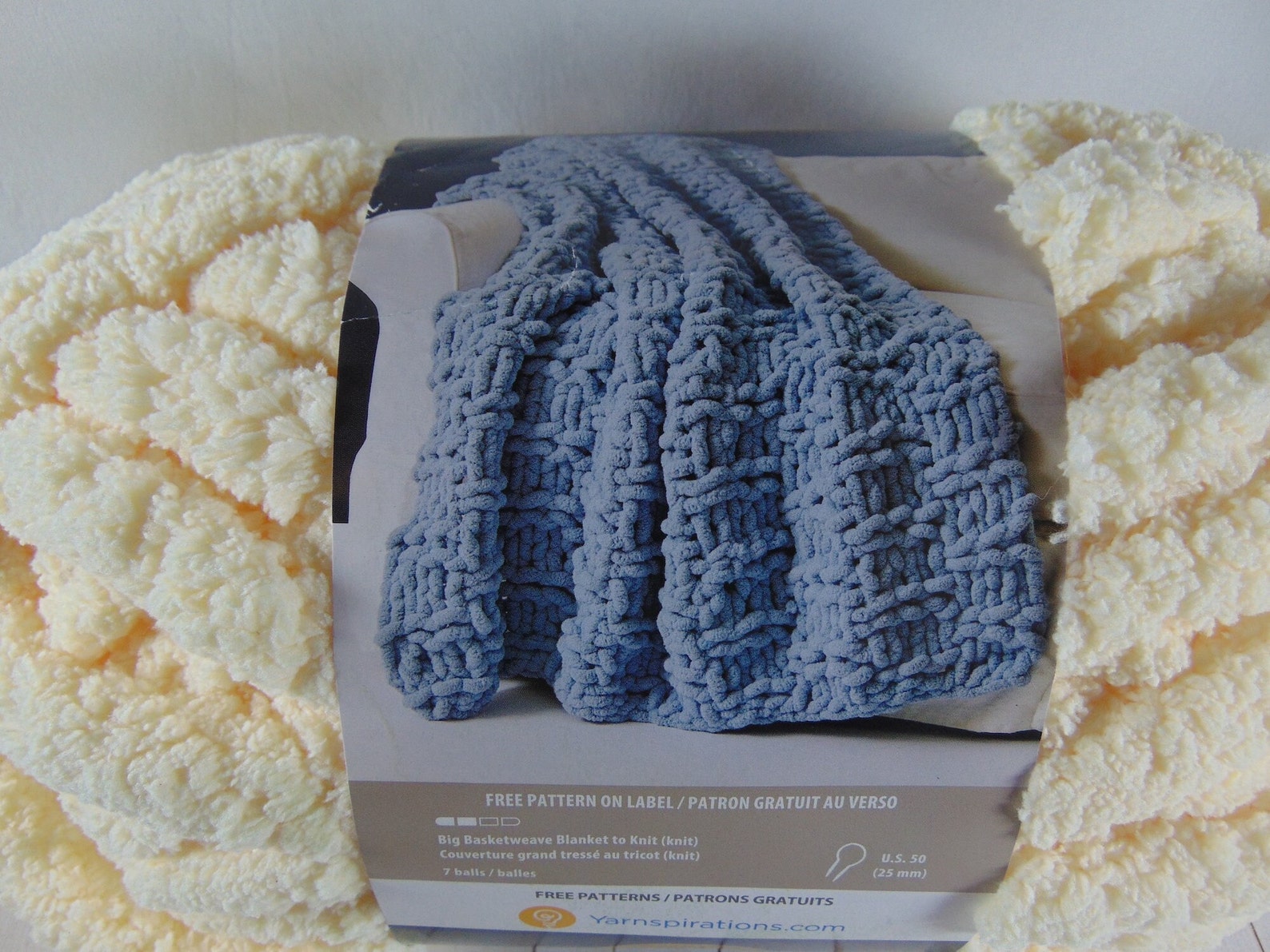 Yarnspirations Bernat Blanket Big Yarn Flax Etsy