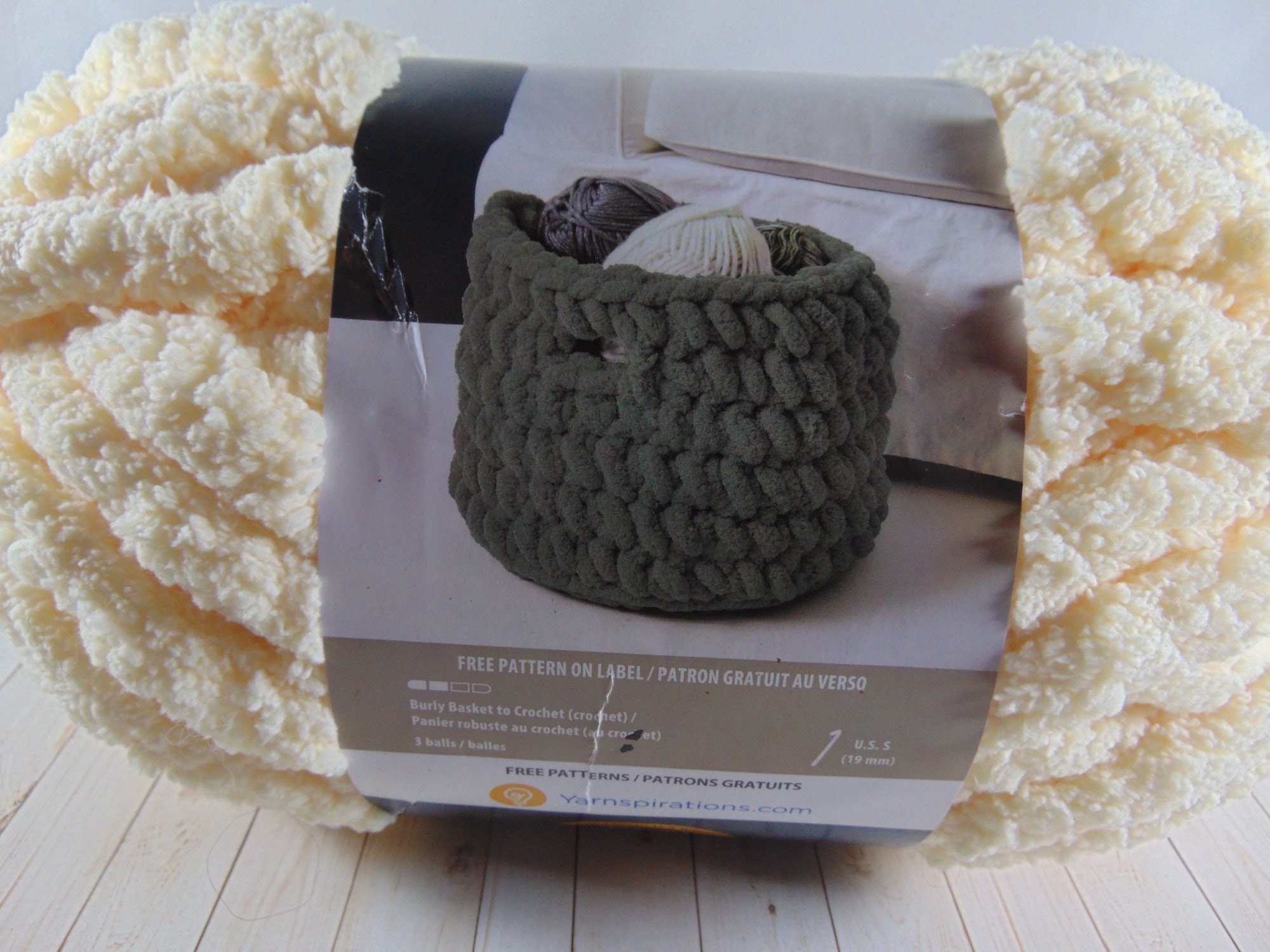 Yarnspirations Bernat Blanket Big Yarn Flax Etsy