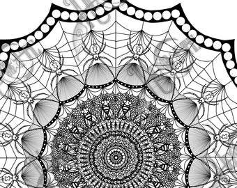 Halloween Coloring Page | Cricut Friendly - The Spider Catches the Fly