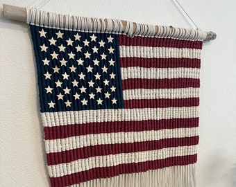 Macrame American Flag