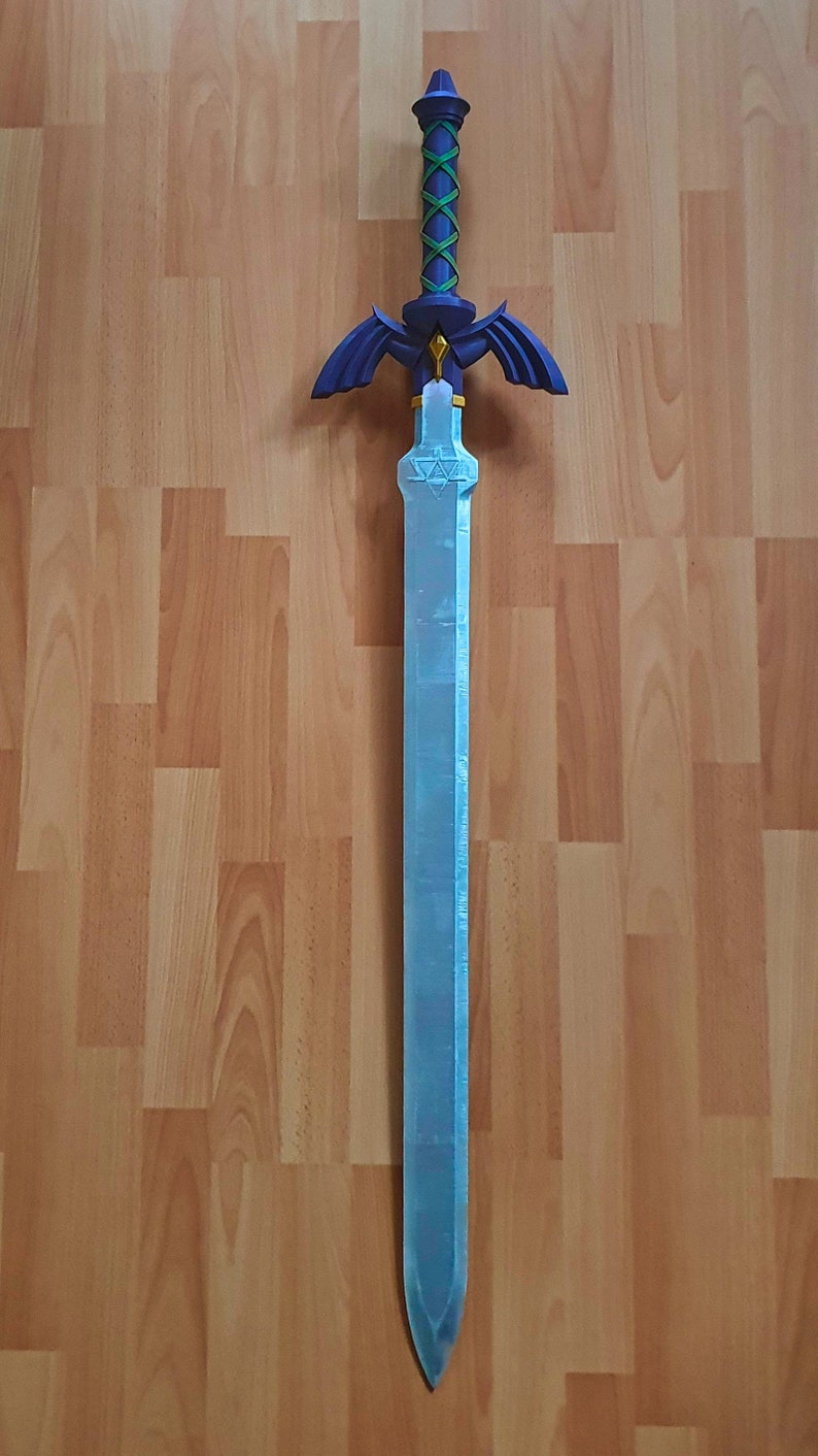 MASTER SWORD from Zelda Breath of the Wild Life Size STL files for 3D printing image 3