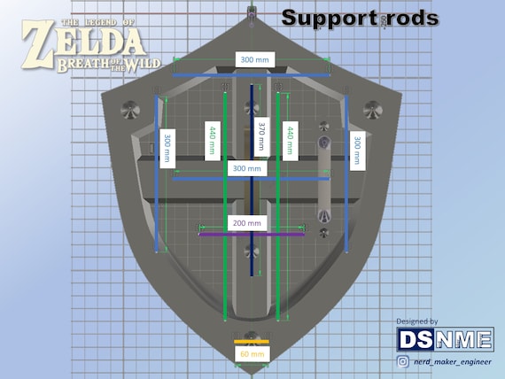 ハイリアの盾 実寸大 1/1 金属