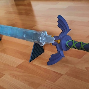 MASTER SWORD from Zelda Breath of the Wild Life Size STL files for 3D printing image 4