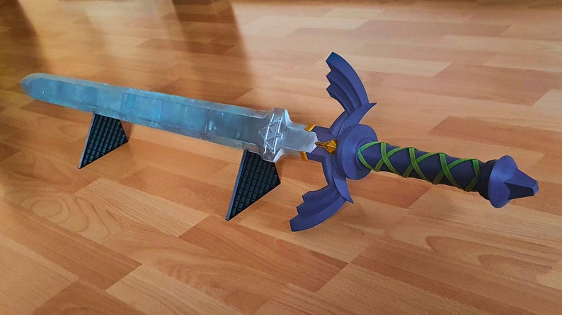 MASTER SWORD from Zelda Breath of the Wild Life Size STL files for 3D printing image 4