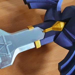 MASTER SWORD from Zelda Breath of the Wild Life Size STL files for 3D printing image 2