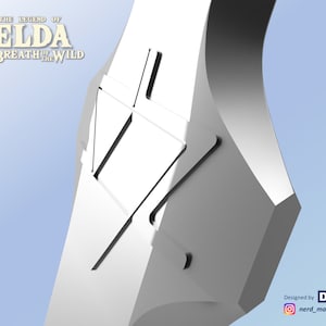 MASTER SWORD from Zelda Breath of the Wild Life Size STL files for 3D printing image 8