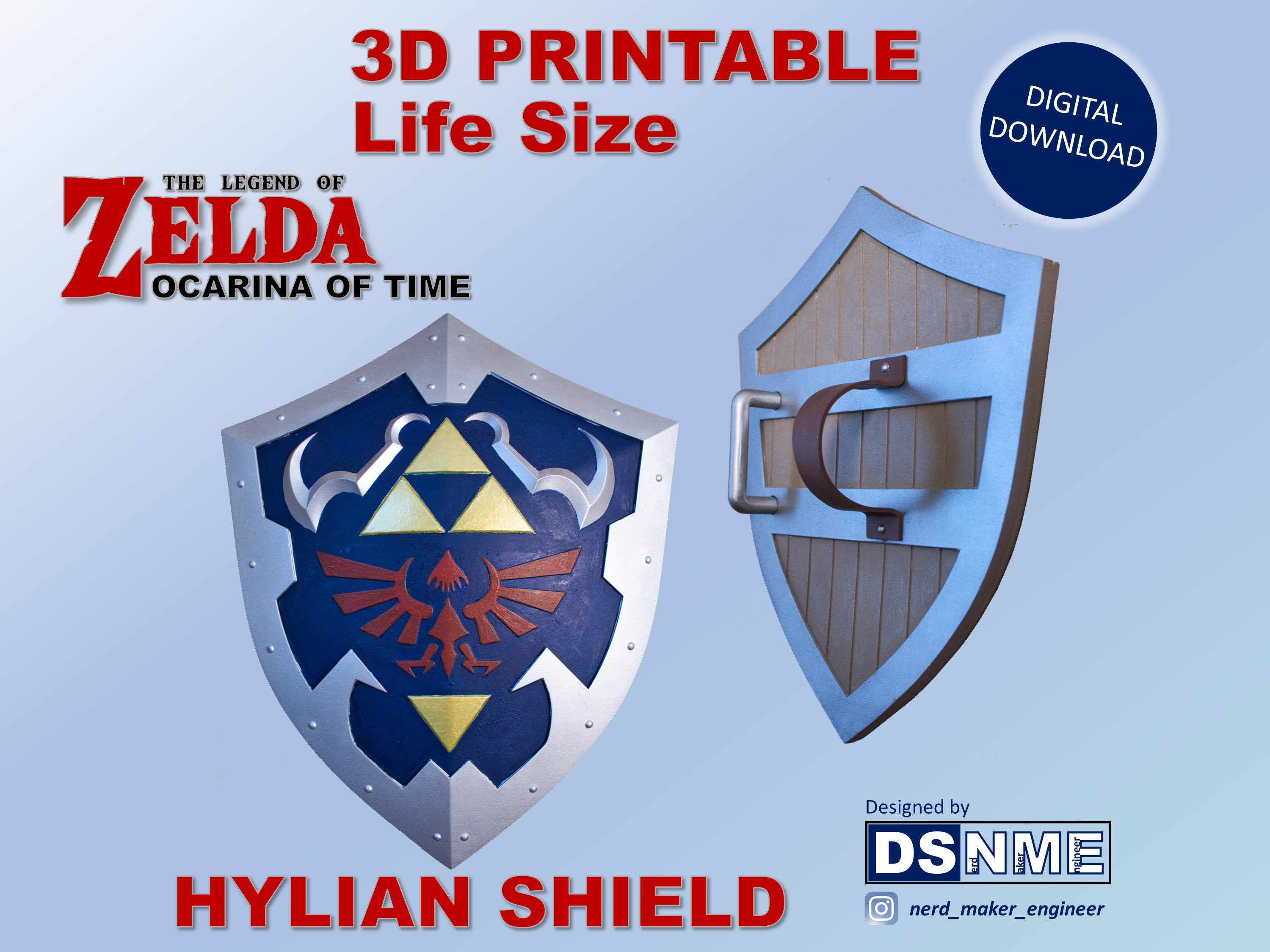 Legend of Zelda Ocarina of time 3D model 3D printable