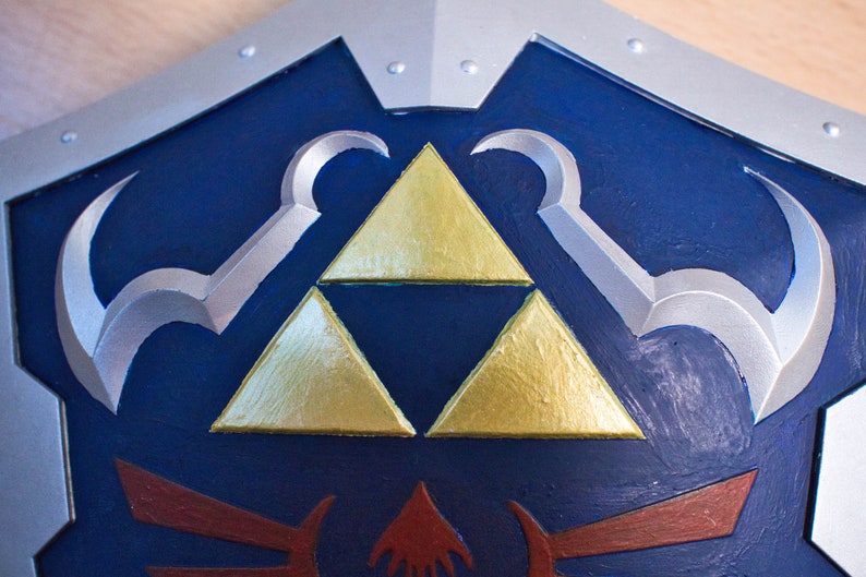 Hylian Shield From Zelda Ocarina of Time Life Size STL Files for 3D