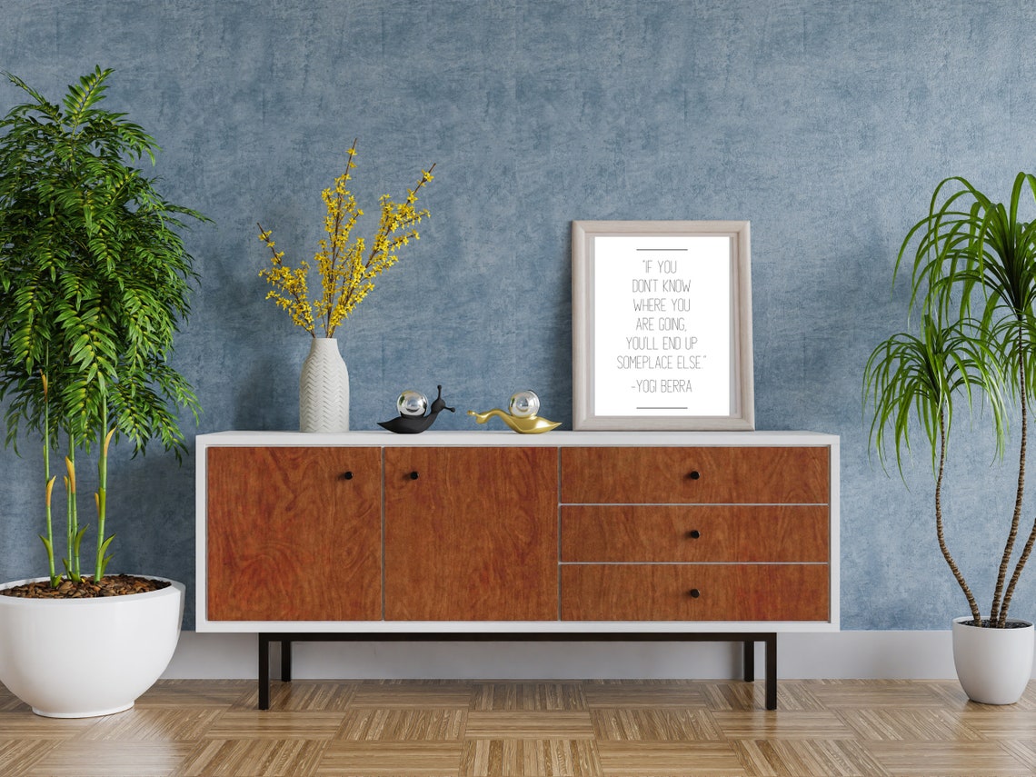 Yogi Berra Quote Poster Digital Download Office Decor for - Etsy