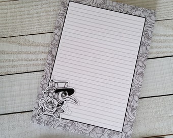 NOTEPAD: Plague Doctor To Do List Notepad , Plague Doctor Notepad , Tattoo Style Plague Doctor To Do Notepad , Plague Doctor Stationary