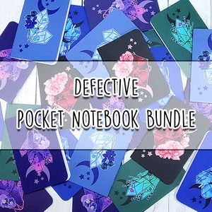 DEFECTIVE Pocket Notebook Mystery Bundle RANDOMLY CHOSEN image 1