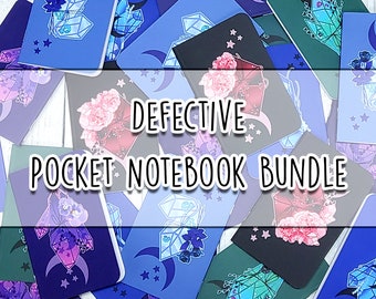 DEFECTIVE Pocket Notebook Mystery Bundle - RANDOMLY CHOSEN