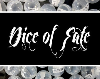 DICE of FATE - Mystery Orders - Please read description or look at every photo on the listing