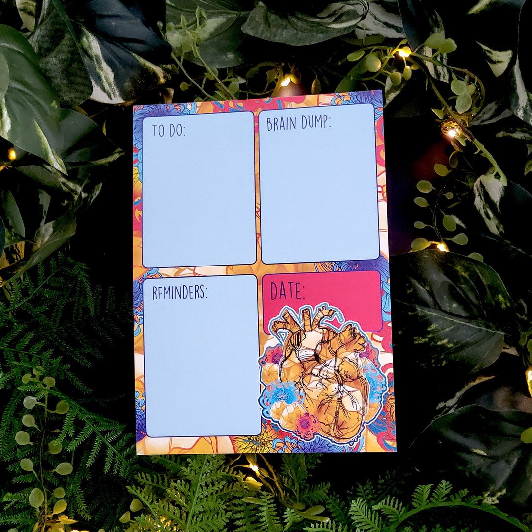 BRAIN DUMP NOTEPAD: Topaz and Chrysanthemum Crystal to Do List , Topaz ...