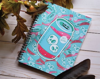 SPIRAL NOTEBOOK: Anxietea Spiral Bound Notebook , Anxietea Journal , Teal Spiral Notebook , Teal Spiral Journal , Anxiety Notebook