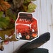 GLOSSY STICKER: Spooky Milk Carton , Milk Carton Sticker , Spooky Milk Carton , Fall Stickers , Halloween Stickers , Spooky Sticker , Milk
