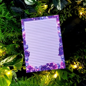 NOTEPAD: Amethyst Crystal To Do List , Purple Crystal Notepad , Amethyst Crystal To Do Notepad , Amethyst Crystal Stationary , Amethyst Note