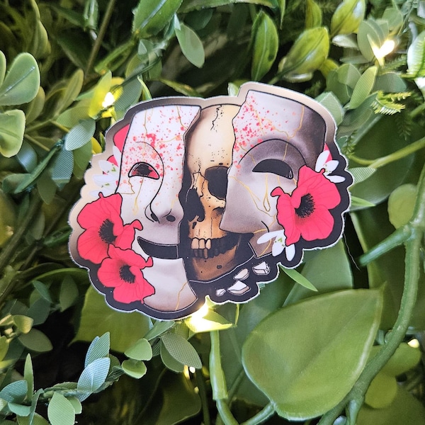 MATTE STICKER: Mask of Fear