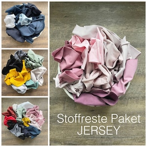 Stoffrestepaket Stoffreste Jersey Bild 1