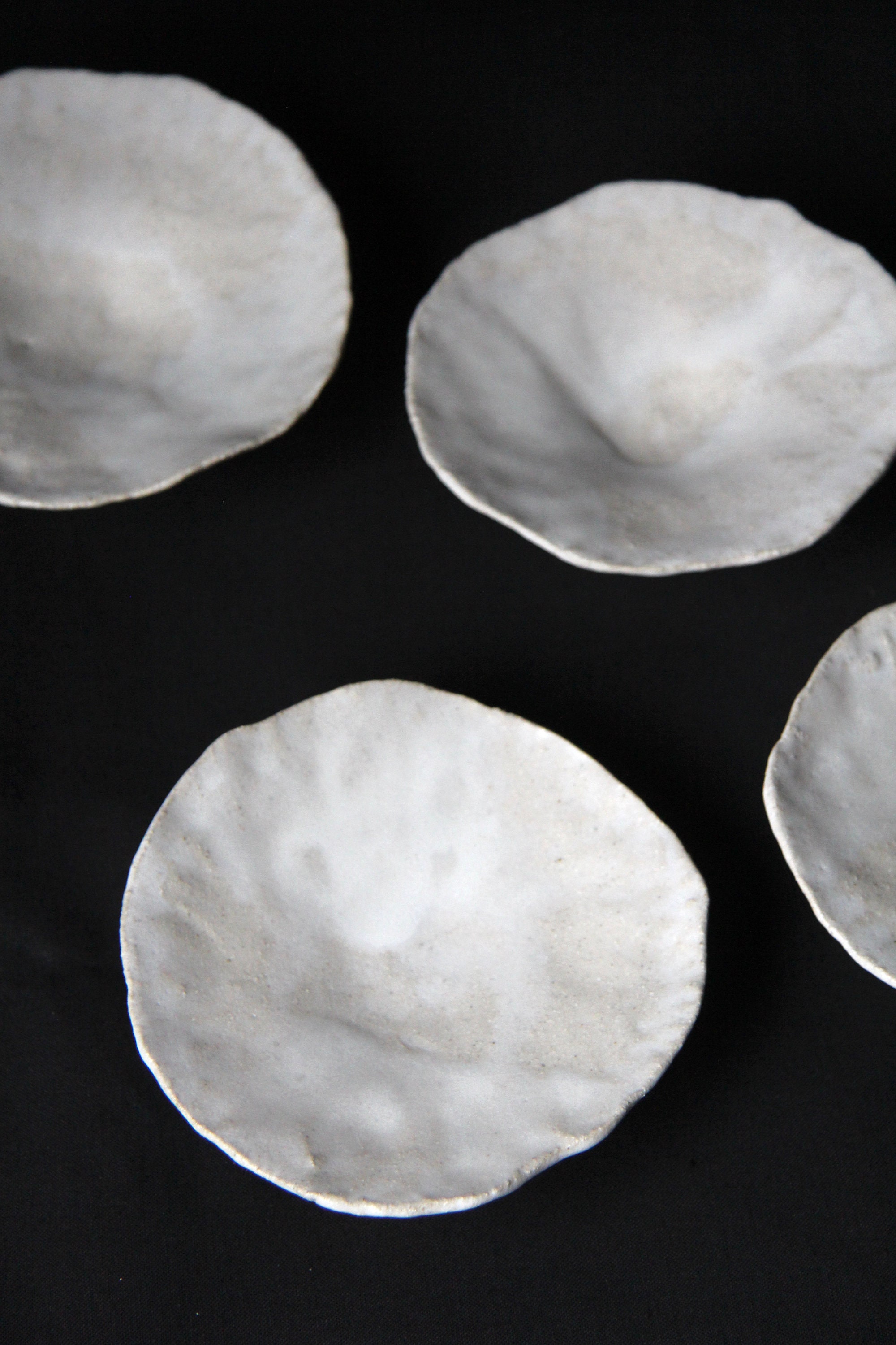 Petit Bol en Céramique Blanc Mate sur Commande, Ramequin à Épices Fabriqué La Main, Petit Pot Beurre