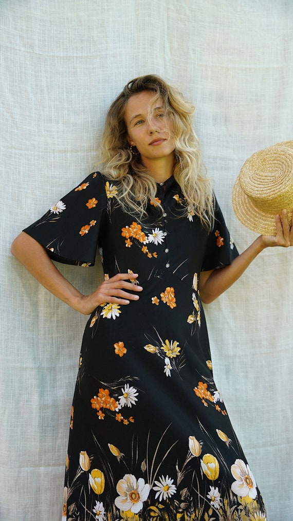 Long floral dress