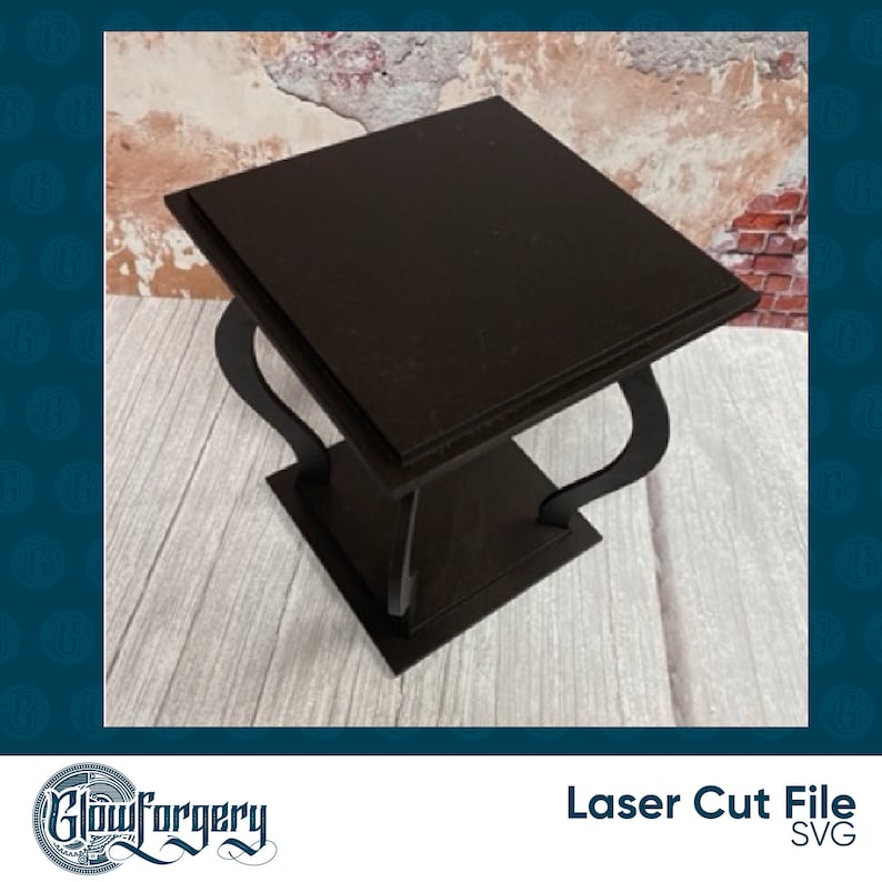 Laser Riser Table Mini Table Riser Display / Digital Laser Cut SVG File / - Etsy